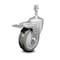 Service Caster 4 Inch Gray Polyurethane Wheel Swivel 10mm Stem Caster with Total Lock Brake SCC-TSTTL20S414-PPUB-M1015 - alternate 1
